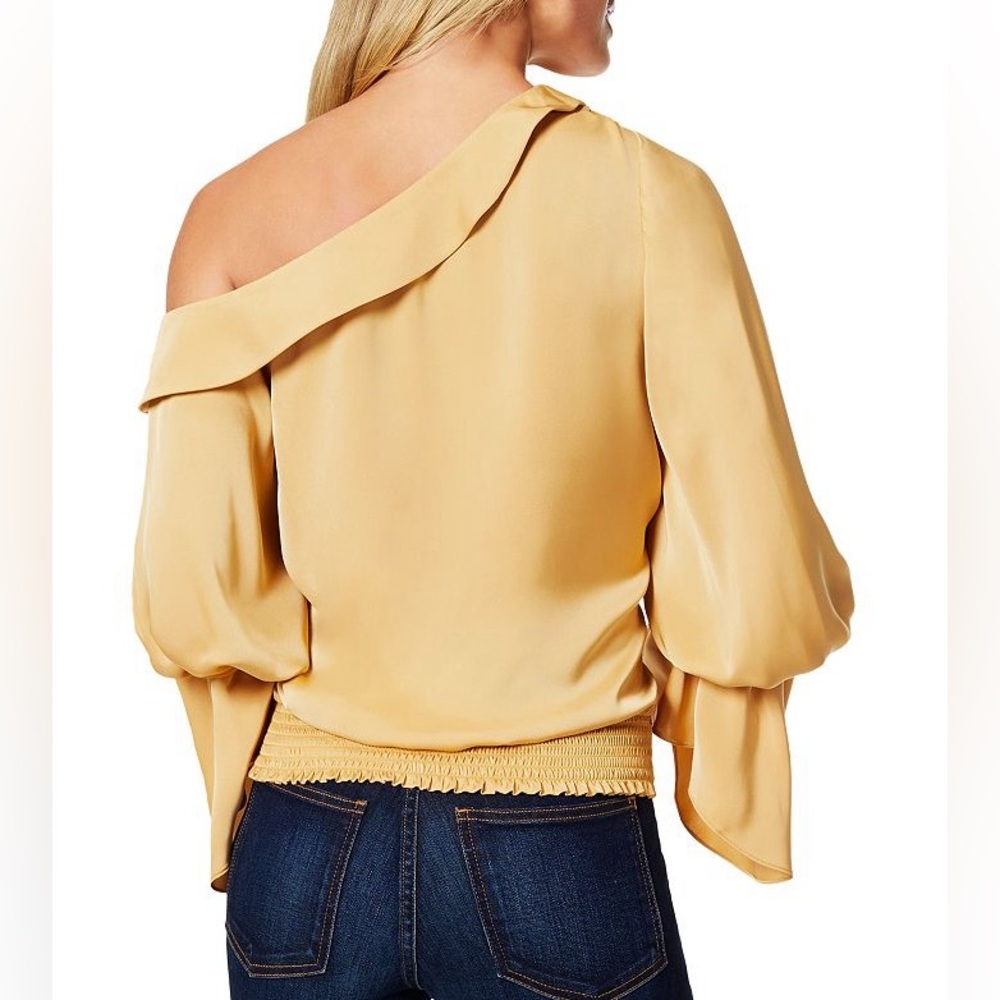 Ramy Brook “Sammy” Silk One Shoulder Top